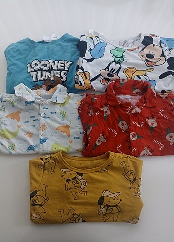 LCW 5 Adet Alt Üst Uzun Pijama Takımları