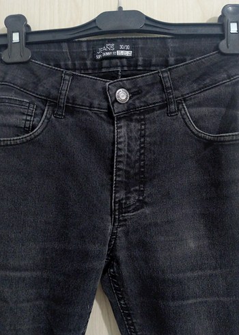 Defacto 30 Beden Gri Erkek Denim Jean Pantolon - Görsel 3