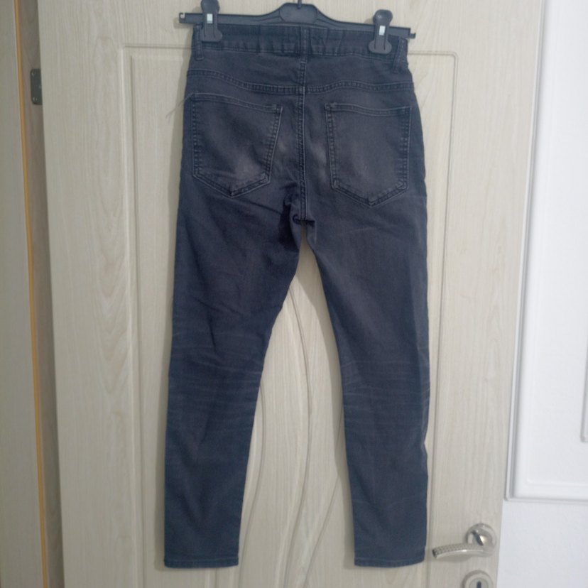 Defacto 30 Beden Gri Erkek Denim Jean Pantolon - Görsel 2