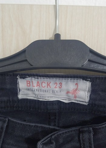 Black 29 Beden Gri Düğmeli Erkek Denim Pantolon - Görsel 4