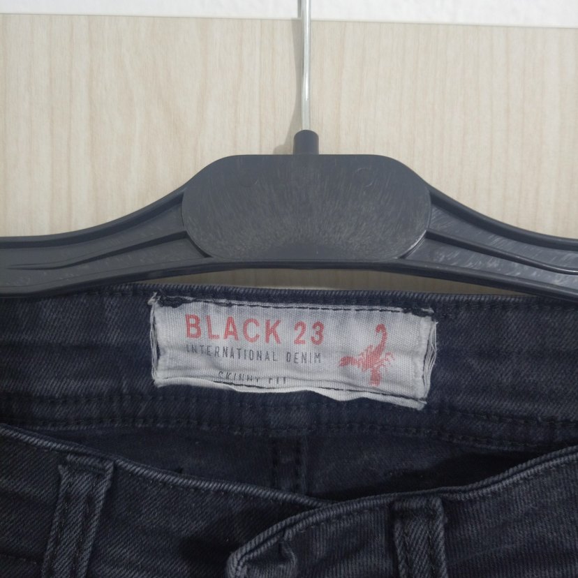 Black 29 Beden Gri Düğmeli Erkek Denim Pantolon - Görsel 4