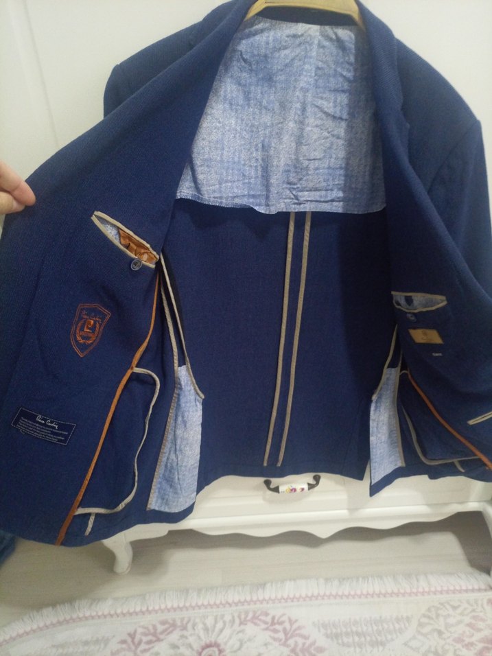 Pierre Cardin Erkek Lacivert Takım Elbise Ceket - Görsel 5