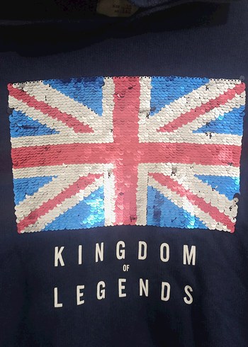 Zara Kapüşonlu Erkek Çocuk Sweatshirt - Renkli Baskılı - Görsel 2