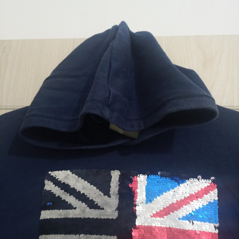 Zara Kapüşonlu Erkek Çocuk Sweatshirt - Renkli Baskılı - Görsel 5