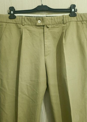 Bej Regular Fit Keten Erkek Pantolon - Görsel 2