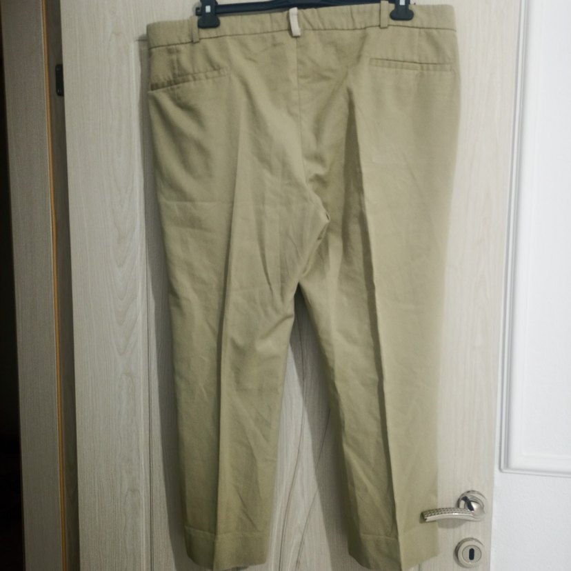 Bej Regular Fit Keten Erkek Pantolon - Görsel 3