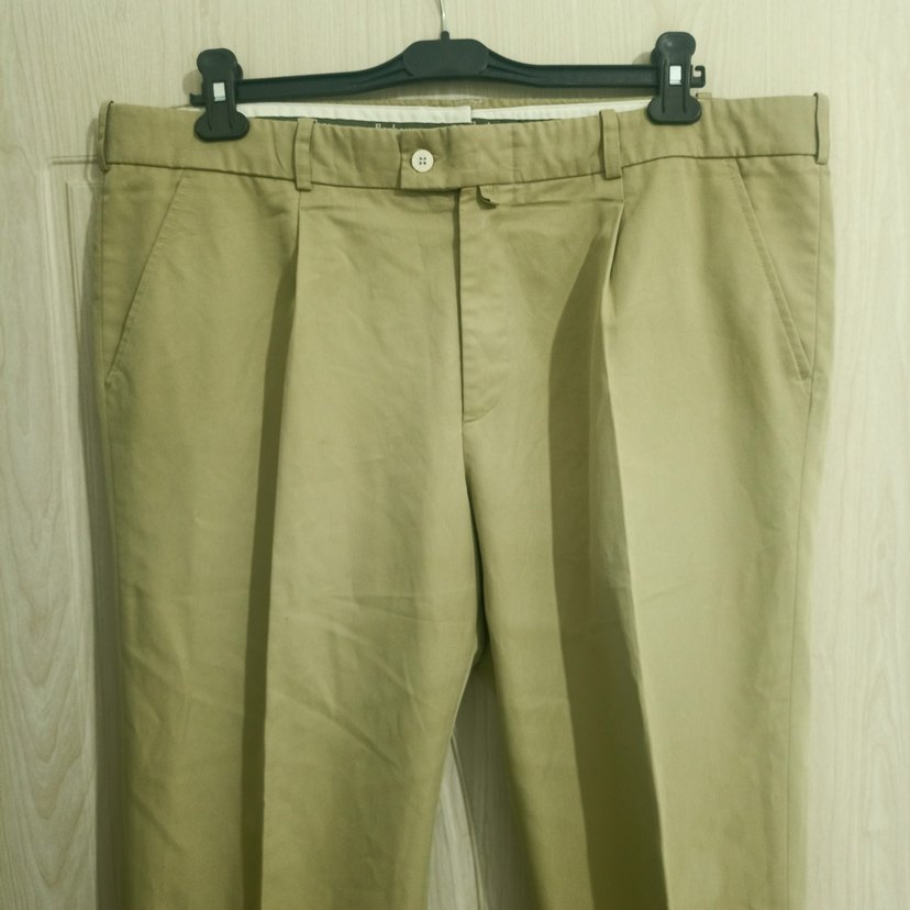 Bej Regular Fit Keten Erkek Pantolon - Görsel 2