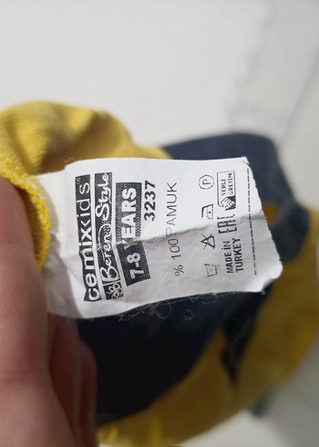 Erkek Çocuk Sarı Fermuarlı Sweatshirt - Görsel 5