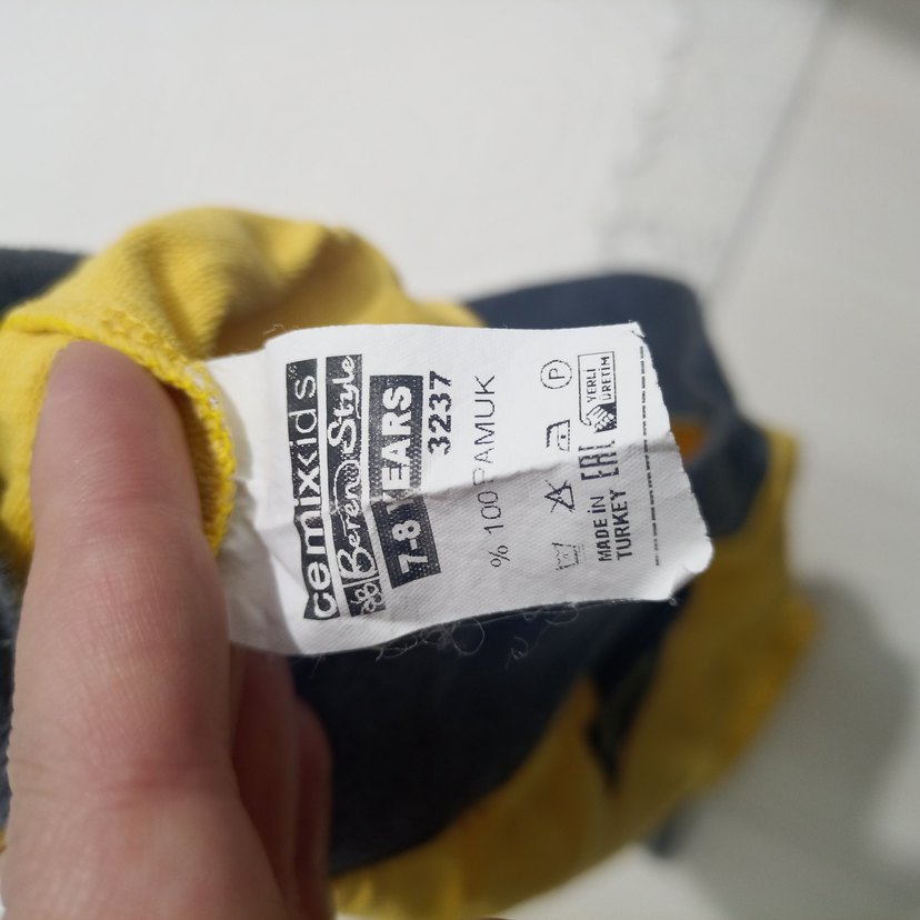 Erkek Çocuk Sarı Fermuarlı Sweatshirt - Görsel 5