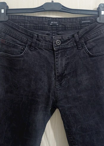 Gri Erkek Denim Regular Fit Pantolon - Görsel 2