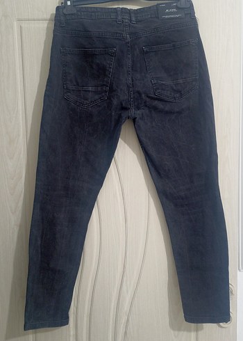 Gri Erkek Denim Regular Fit Pantolon - Görsel 4
