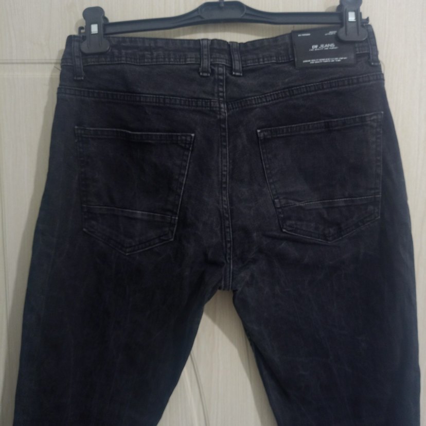 Gri Erkek Denim Regular Fit Pantolon - Görsel 5