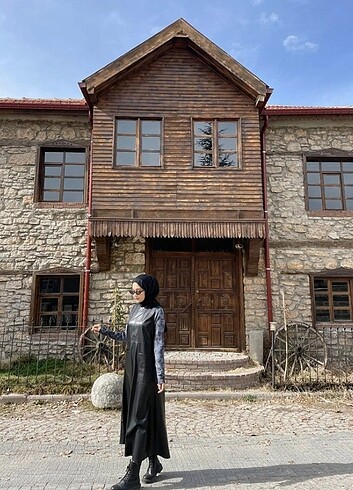 Diğer Manuka deri elbise