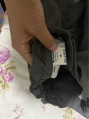 38 Beden gri Renk İş pantolonu kargo pantolon
