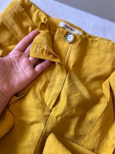 36 Beden Kumaş şort zara model