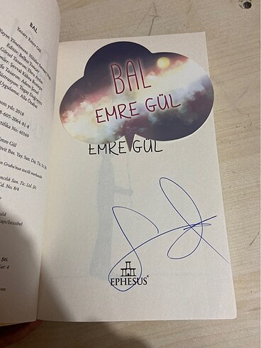  Nar bal Emre Gül imzalı kitaplar