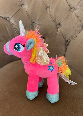 Renkli Pembe Unicorn Peluş Oyuncak