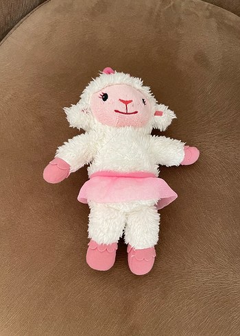 Beden Pembe Etekli Peluş Kuzu Oyuncak