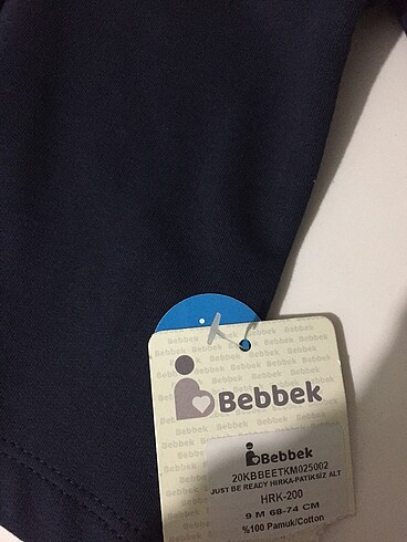 9-12 Ay Beden lacivert Renk Sweat/hırka