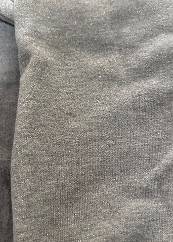 s Beden Gri Kadın Bisiklet Yaka Uzun Kollu Sweatshirt