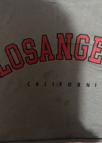 Gri Los Angeles Baskılı Atlet - Görsel 2