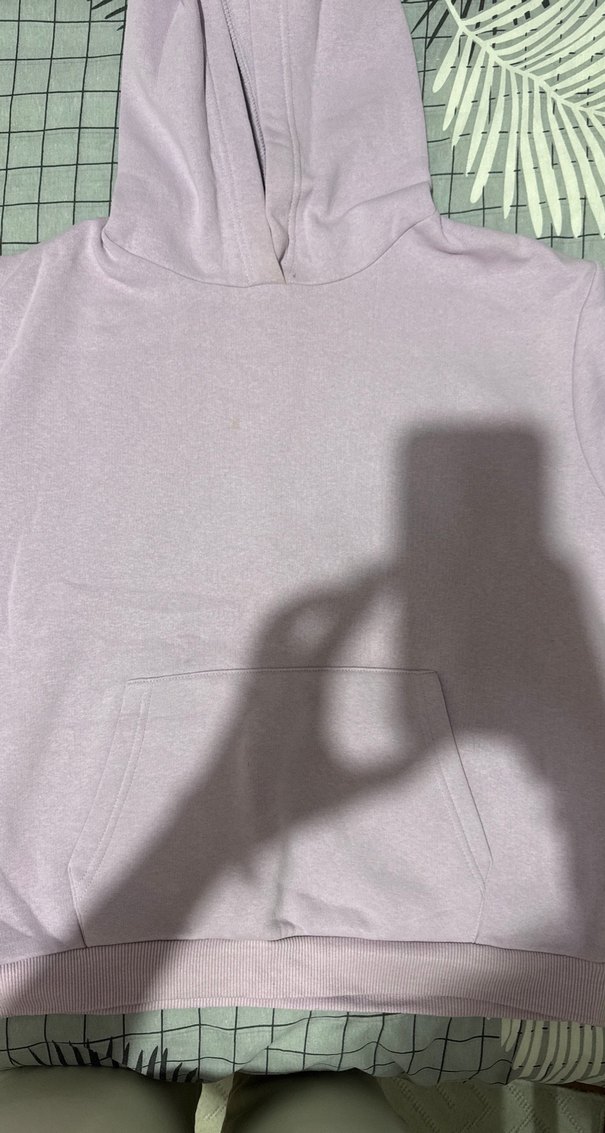 V-Yaka lila Kadın Sweatshirt - Görsel 2