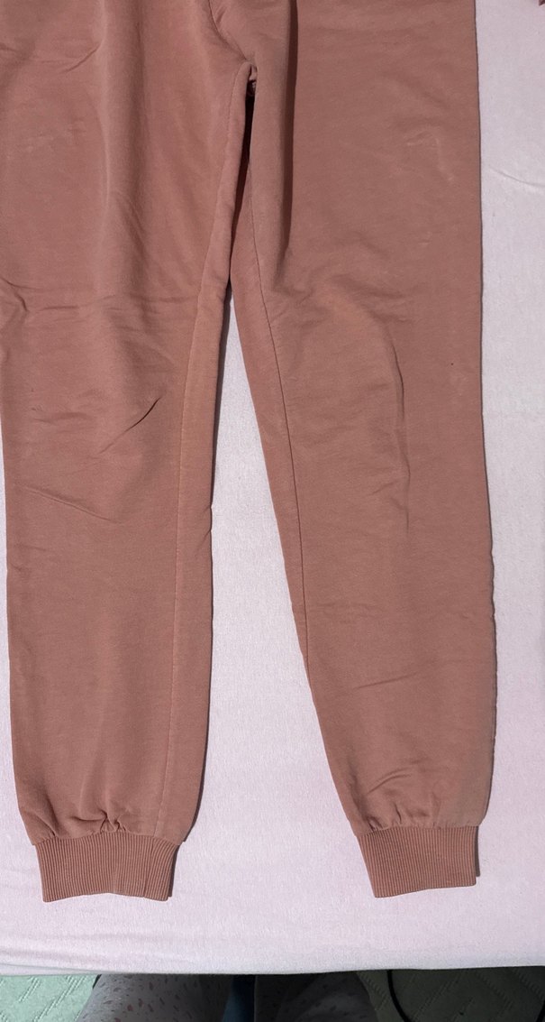 Bej Renkli Rahat Kesim Kadın Eşofman Altı - Görsel 2