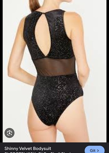 Siyah Parlak Mini Kadın Mayo Penti büstiyer - Görsel 3