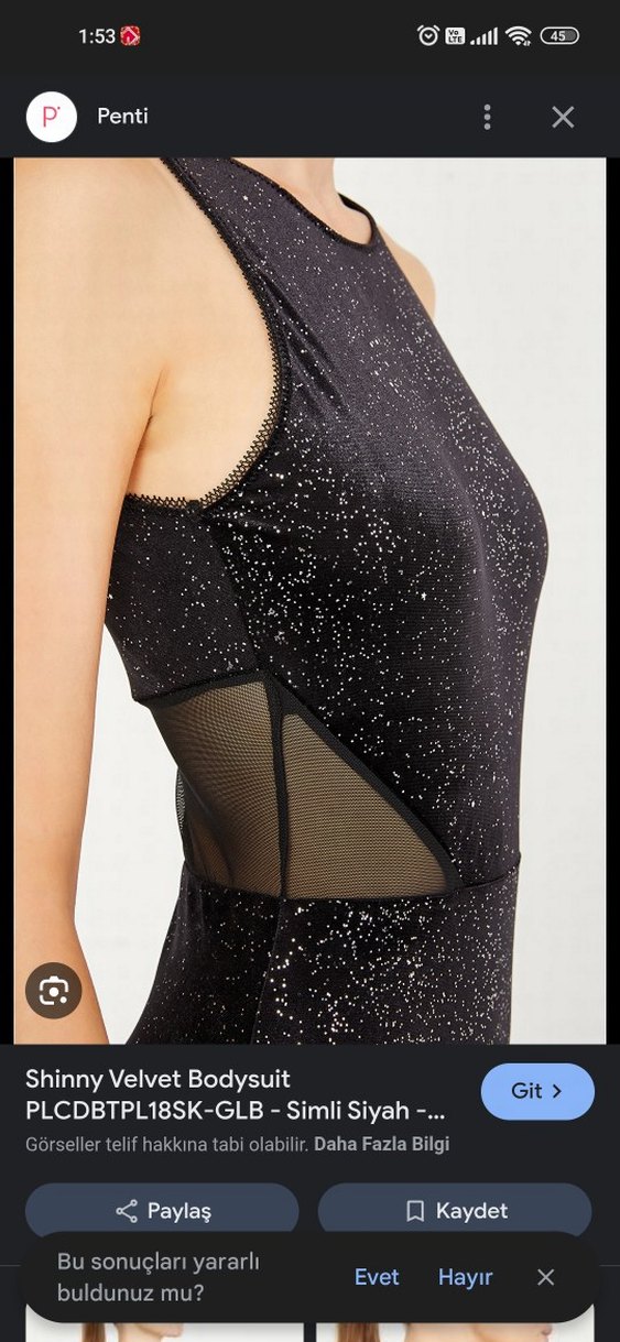 Siyah Parlak Mini Kadın Mayo Penti büstiyer - Görsel 2