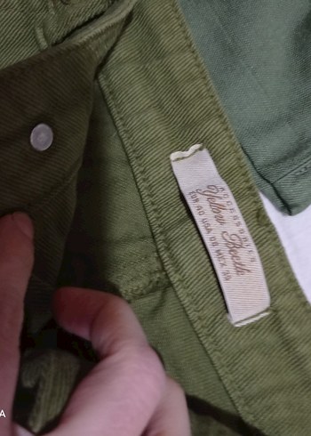 Kadın Çok Renkli Rahat Kesim Kot Şort - Görsel 2