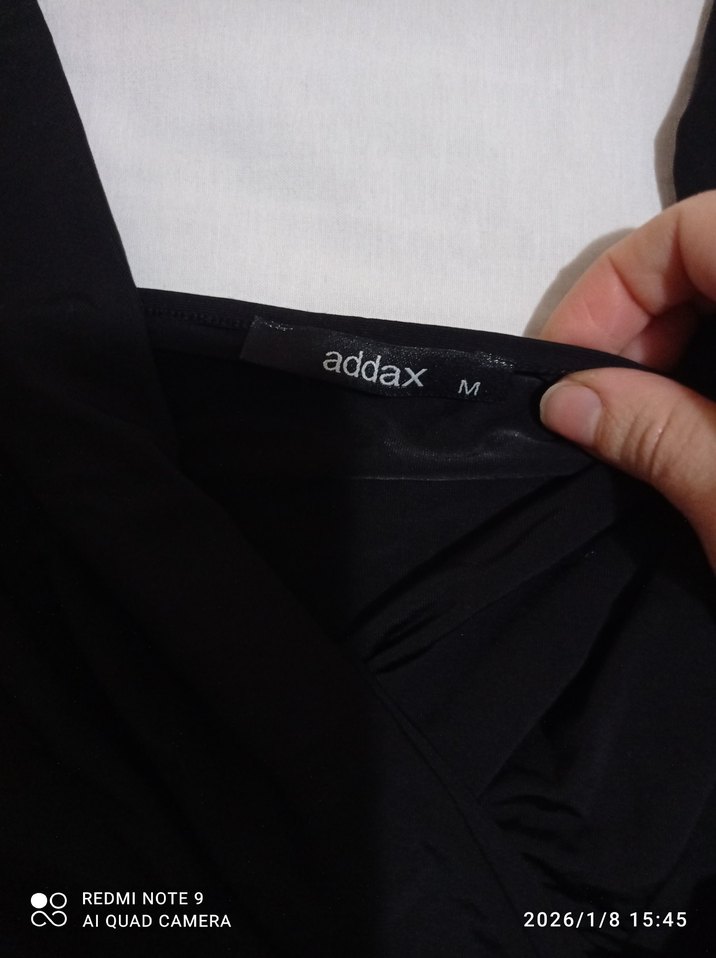 Siyah Drapeli İnce Askılı Kadın Mayo - Görsel 2