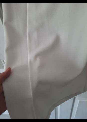 m Beden beyaz Renk Dantel Detaylı Beyaz Midi Abiye Elbise