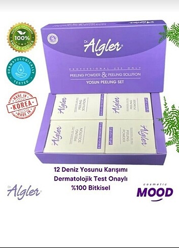  Beden Renk Dr Algler yosun peeling 1 adet kalmistir