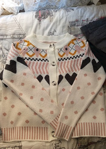 LC Waikiki Kız Çocuk Örgü Desenli Uzun Kollu Hırka