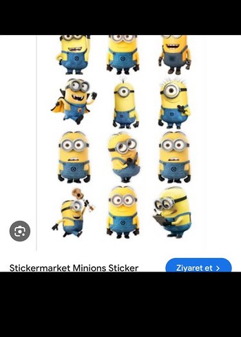 özel ilan 4 sayfa parlak sticker seti - Görsel 2