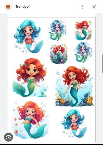 özel ilan 4 sayfa parlak sticker seti - Görsel 3