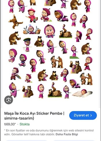 özel ilan 4 sayfa parlak sticker seti - Görsel 4