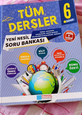 6. Sınıf Tüm Dersler Yeni Nesil Soru Bankası 512 syf