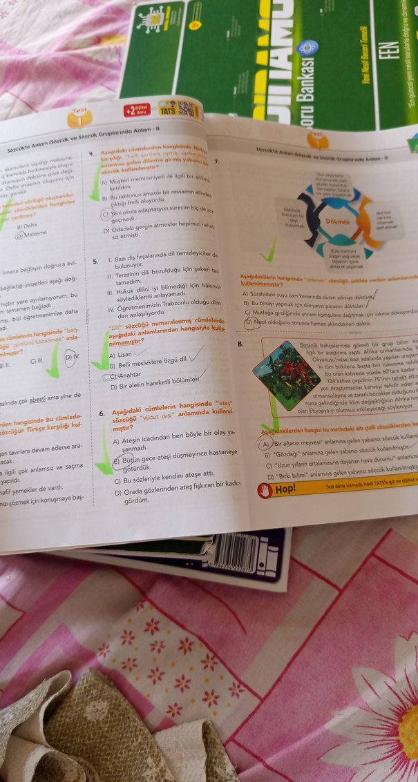 Dinamo 6. Sınıf Türkçe Soru Bankası
215 syf 16-17 syf çözülü - Görsel 2