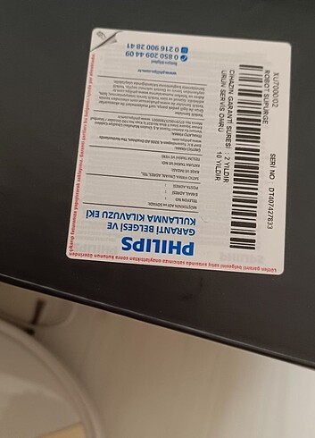 Beden Renk Philips robot süpürge