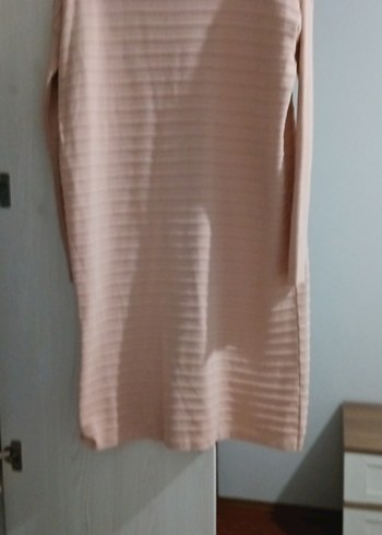 Bej Pilili Boğazlı Kadın Kazak - Görsel 4