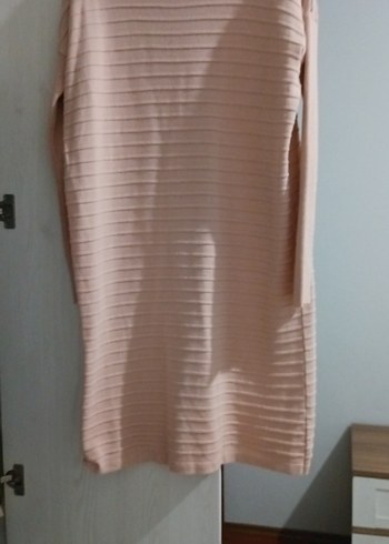 Bej Pilili Boğazlı Kadın Kazak - Görsel 3