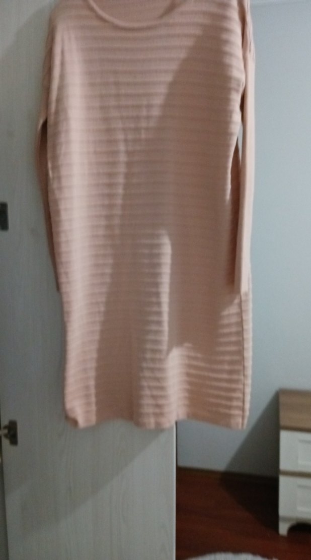 Bej Pilili Boğazlı Kadın Kazak - Görsel 4