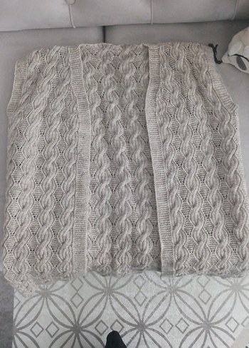 Gri Örgü Kadın Süveter - Görsel 4