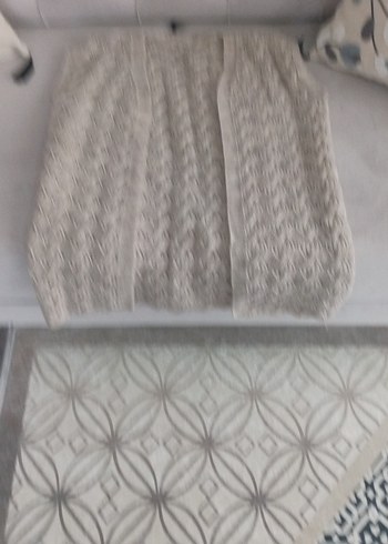 Gri Örgü Kadın Süveter - Görsel 3