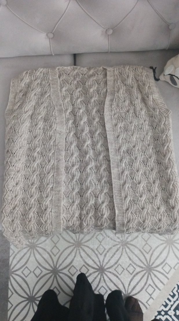 Gri Örgü Kadın Süveter - Görsel 4