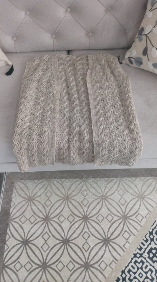 Gri Örgü Kadın Süveter - Görsel 2