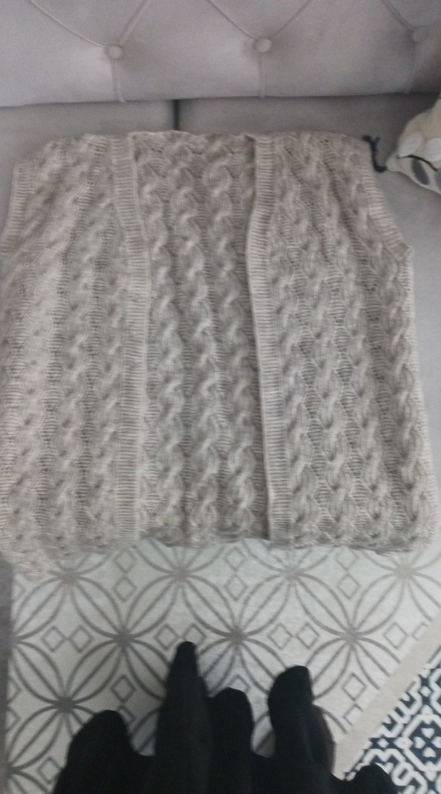 Gri Örgü Kadın Süveter - Görsel 5