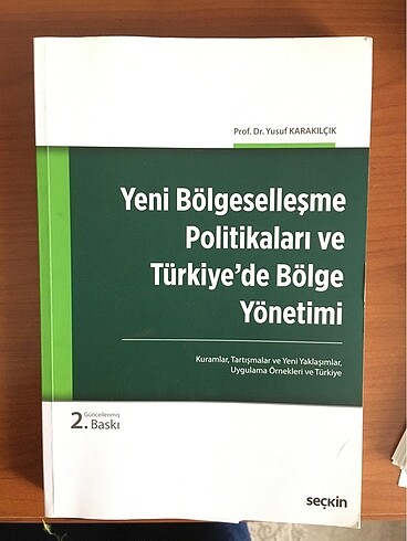 Yeni Bölgeselleşme Politikaları ve Türkiye?nin Yönetimi - Yusuf 