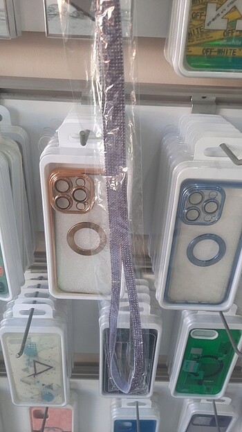 Taşlı telefon boyun askısı - Görsel 2